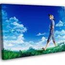 Gintama Sakata Gintoki Beautiful Anime Manga  20x16 inch FRAMED CANVAS WALL PRINT