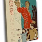 Star Trek Classic Marc Daniels Nimoy Shatner WALL  20x16 inch FRAMED CANVAS PRINT