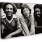 Bob Marley Mick Jagger Peter Tosh Backstage 1978  20x16 inch FRAMED CANVAS WALL PRINT