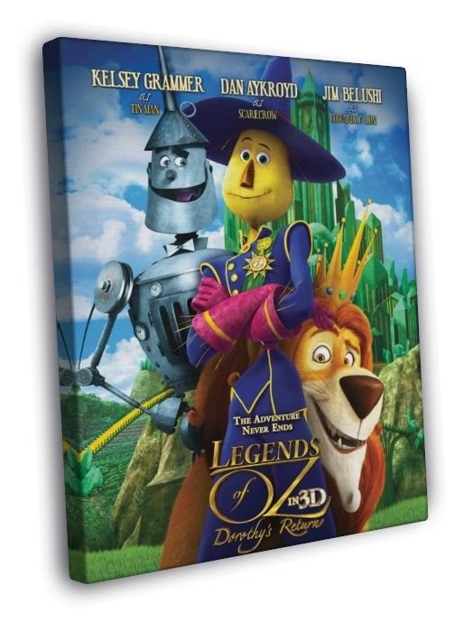Legends of Oz Dorothy's Return Characters Movie  20x16 inch FRAMED CANVAS WALL PRINT