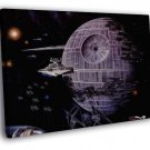 Imperial Death Star Destroyer TIE Star Wars WALL  20x16 inch FRAMED CANVAS PRINT