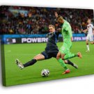 Manuel Neuer Sliding Tackle Germany World Cup Brazil WALL  20x16 inch FRAMED CANVAS PRINT