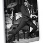 Ray Charles Concert Performance BW Retro Music Singer WALL  20x16 inch FRAMED CANVAS PRINT