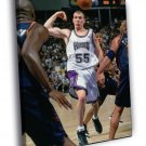 Jason Williams No-Look Pass Sacramento Kings WALL  20x16 inch FRAMED CANVAS PRINT