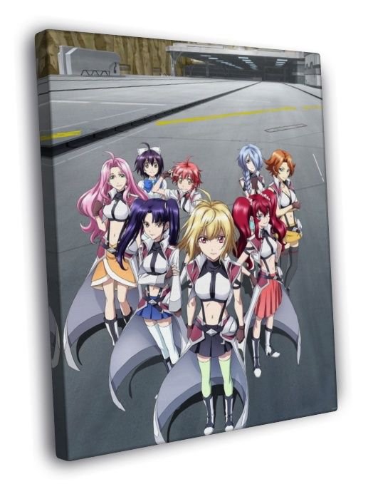 Cross Ange Characters Anime Manga Art  20x16 inch FRAMED CANVAS WALL PRINT