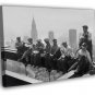 Workers Lunch Skyscraper New York Beam Old Retro  20x16 inch FRAMED CANVAS WALL PRINT