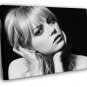 Emma Stone BW Portrait Pretty Beautiful Actress  20x16 inch FRAMED CANVAS WALL PRINT