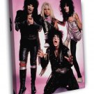 Motley Crue Retro Mick Mars Vince Neil Tommy Nikki  20x16 inch FRAMED CANVAS WALL PRINT