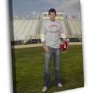 Cory Monteith Actor Football  20x16 inch FRAMED CANVAS WALL PRINT
