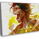 Rogue Titan Shingeki no Kyojin Eren Jaeger Anime Manga  20x16 inch FRAMED CANVAS WALL PRINT