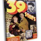 The 39 Steps 1935 Retro Classic Movie  20x16 inch FRAMED CANVAS WALL PRINT