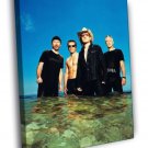 U2 Rock Music Band Amazing  20x16 inch FRAMED CANVAS WALL PRINT