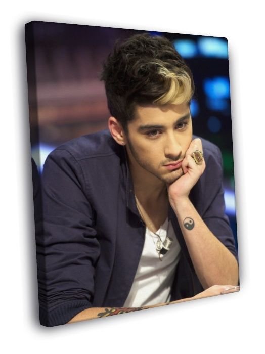 Zayn Malik Handsome Cute Hot Music Singer  20x16 inch FRAMED CANVAS WALL PRINT