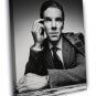Benedict Cumberbatch Portrait Actor BW  20x16 inch FRAMED CANVAS WALL PRINT
