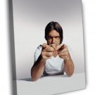 Antonio Banderas Awesome Handsome Actor Rare  20x16 inch FRAMED CANVAS WALL PRINT