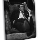 Sean Connery Behind the Scenes Movie Rare  20x16 inch FRAMED CANVAS WALL PRINT