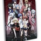 Akuma no Riddle Story Devil Characters Anime  20x16 inch FRAMED CANVAS WALL PRINT