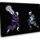 Naruto Kakashi Hatake Obito Uchiha Anime Manga WALL  20x16 inch FRAMED CANVAS PRINT