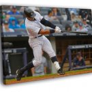 Alex Rodriguez New York Yankees Sport  20x16 inch FRAMED CANVAS WALL PRINT