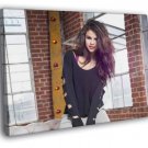 Selena Gomez Beautiful Hair Pop Music Singer WALL  20x16 inch FRAMED CANVAS PRINT