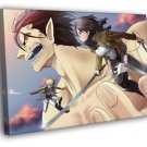 Mikasa Ackerman Shingeki no Kyojin Anime Manga  20x16 inch FRAMED CANVAS WALL PRINT