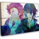 K Project Suoh Mikoto Munakata Reisi Anime Art  20x16 inch FRAMED CANVAS WALL PRINT
