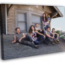 Shameless Characters Tv Series  20x16 inch FRAMED CANVAS WALL PRINT