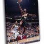 Gary Payton Layup Seattle SuperSonics  20x16 inch FRAMED CANVAS WALL PRINT