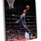 Paul George Slam Dunk Indiana Pacers  20x16 inch FRAMED CANVAS WALL PRINT