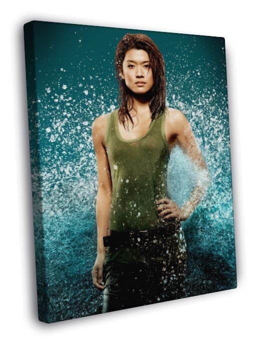 Hawaii Five-0 Grace Park TV Series  20x16 inch FRAMED CANVAS WALL PRINT