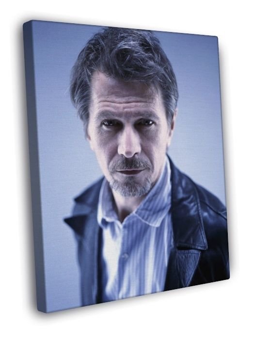 Gary Oldman Actor Portrait Amazing WALL  20x16 inch FRAMED CANVAS PRINT
