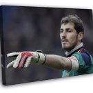 Iker Casillas Real Madrid Spain Goalkeeper  20x16 inch FRAMED CANVAS WALL PRINT