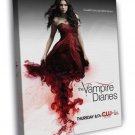 The Vampire Diaries Nina Dobrev TV Series  20x16 inch FRAMED CANVAS WALL PRINT