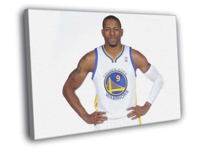 Andre Iguodala Golden State Warriors Sport WALL  20x16 inch FRAMED CANVAS PRINT