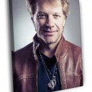 Jon Bon Jovi Rock Music Singer  20x16 inch FRAMED CANVAS WALL PRINT