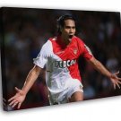 Radamel Falcao El Tigre AS Monaco Soccer Football  20x16 inch FRAMED CANVAS WALL PRINT