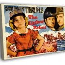 The Littlest Rebel 1935 Retro Movie Vintage WALL  20x16 inch FRAMED CANVAS PRINT