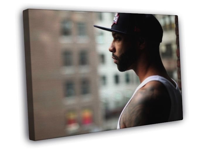 Joe Budden Rapper Hip-Hop Music Rap  20x16 inch FRAMED CANVAS WALL PRINT