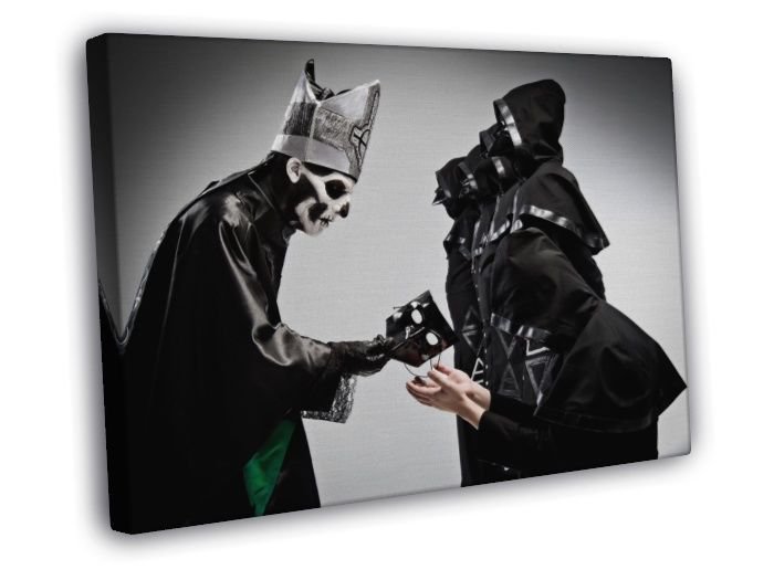 Ghost B.C. Heavy Metal Doom Hard Rock Band  20x16 inch FRAMED CANVAS WALL PRINT