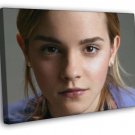 Emma Watson Cute Face Portrait Actress Eyes  20x16 inch FRAMED CANVAS WALL PRINT