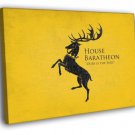 House Baratheon Logo Sigil Game of Thrones  20x16 inch FRAMED CANVAS WALL PRINT