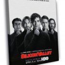 Silicon Valley Tv Series BW  20x16 inch FRAMED CANVAS WALL PRINT