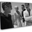 Ocean's Thirteen 13 Cast Behind the Scenes Movie Rare  20x16 inch FRAMED CANVAS WALL PRINT
