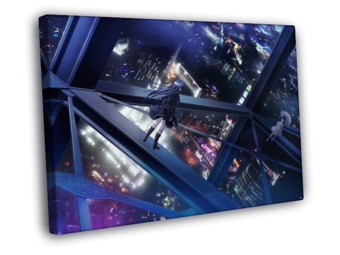 Shinigami no Testament Beautiful Anime Manga  20x16 inch FRAMED CANVAS WALL PRINT