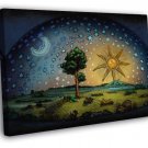 Cosmos A Space Time Odyssey Art Painting Tv Series  20x16 inch FRAMED CANVAS WALL PRINT