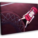 Hot Basketball Sport Busty Girl Anime Art  20x16 inch FRAMED CANVAS WALL PRINT