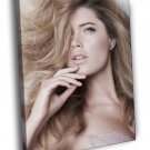 Doutzen Kroes Portrait Beautiful Model Rare  20x16 inch FRAMED CANVAS WALL PRINT