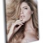 Doutzen Kroes Portrait Beautiful Model Rare 20x16 inch FRAMED CANVAS WALL PRINT
