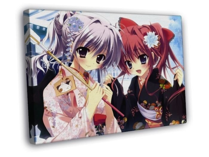 Mashiroiro Symphony Anime Manga Art  20x16 inch FRAMED CANVAS WALL PRINT