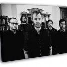 The National Indie Band Music BW  20x16 inch FRAMED CANVAS WALL PRINT
